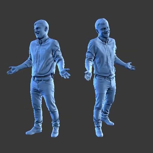 CHARACTER MAN FIGURE A88 3D model