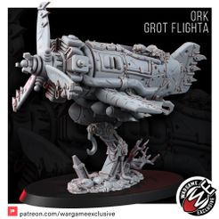 Ork-Grot-Flighta_01.jpg 3D file ORK GROT FLIGHTA SKRP-1・3D printing model to download
