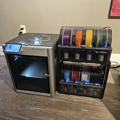 Bambu AMS Colour 2 ярусная стойка (для 2 блоков AMS 1 вверху 1 внизу)