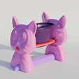 untitlegbjd.png 3D printable cat food bow without suports 3D print model