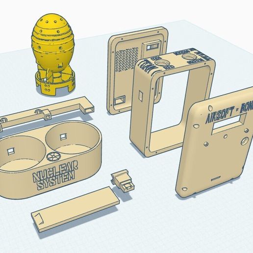 Boîtier Airsoft - Mode De Jeux - Accessoire - Couleur Bleu - Neuf