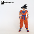 Flexi-Town-Goku,-I4.png Flexi Goku, Kakarot, Dragon Ball Z Collection, figurine articulée, 3mf inclus