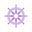Ship Steering Wheel (Helm).STL 舵（船舶舵轮）