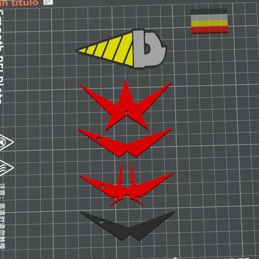 Gurren Lagann Keychain