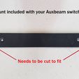 steel.jpg Auxbeam switch panel universal flush trim