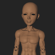 10.png Shoto Todoroki BJD 3D print file