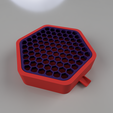 porte_savon_nid_abeille.png Archivo STL Jabonera de nido de abeja・Diseño imprimible en 3D para descargar