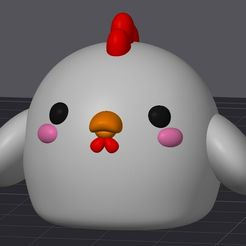 STL file Chicken - Grizzy and the Lemmings 🐔・3D printing idea to  download・Cults