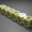 Gold-Rounded-D6-Numbers-Display-2.png Dice with Numbers (Rounded Edge)