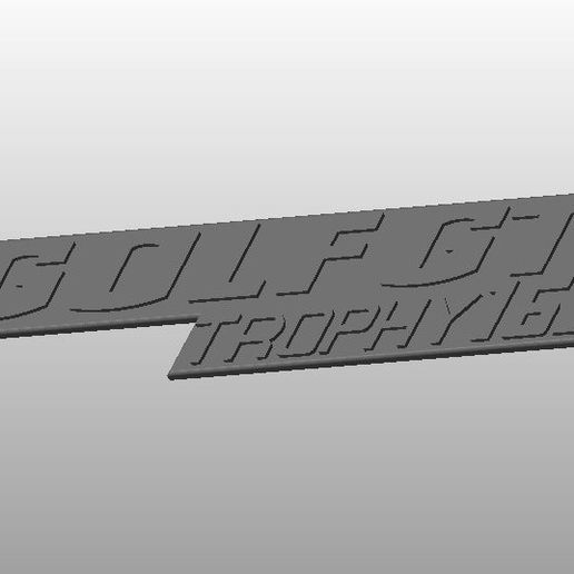 golf-gti-trophy.jpg Télécharger le fichier STL logo golf trophy 16v • Objet à imprimer en 3D, j3d