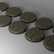 ovw.png 10x 60mm base with cracked ground (version 3)