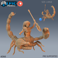 2563-Scorpion-Arachne-Spear-Large.png Scorpion Arachne Set ‧ DnD Miniature ‧ Tabletop Miniatures ‧ Gaming Monster ‧ 3D Model ‧ RPG ‧ DnDminis ‧ STL FILE