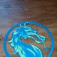 367500429_1034795541285480_7334945127027251154_n.jpg Mortal Kombat AWESOME logo Decor 3color layers / Game wall decor/80s-90s game decor / cake topper