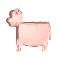 model-3.png Cute cow low poly