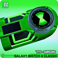 EF2A9B4A-A751-4B5D-BE37-1A9776970356.png Ben 10 Ultimatrix Case - Samsung Galaxy watch 4 Classic 3d Case Model