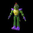 FNF-FREDDY-4.2552.jpg FNAF Glamrock Gator Security Breach Disfraz de cuerpo entero con cabeza para impresión 3D