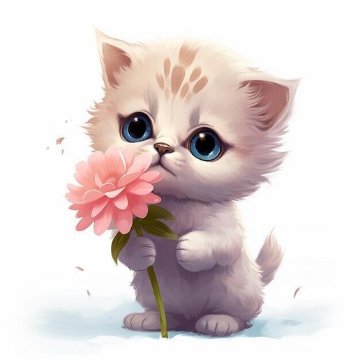 cute-cat-holding-flower-white-background_1029679-71662.jpg Котенок с цветком