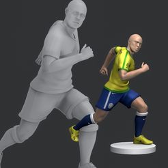 Preview_12.jpg STL file Ronaldo Nazario 2・3D printer design to download, niklevel