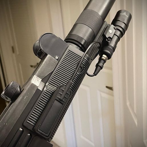 Flashlight pressure pad holder 3D model