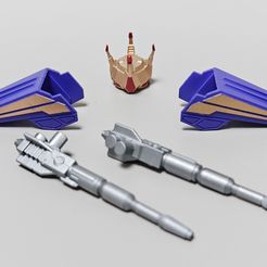 coronation01.jpg STL-Datei Krönungsset für WFC Siege/Earthrise Starscream・Vorlage für 3D-Druck zum herunterladen
