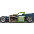 9.jpg Diecast Supermodified front engine race car V3 Scale 1:25