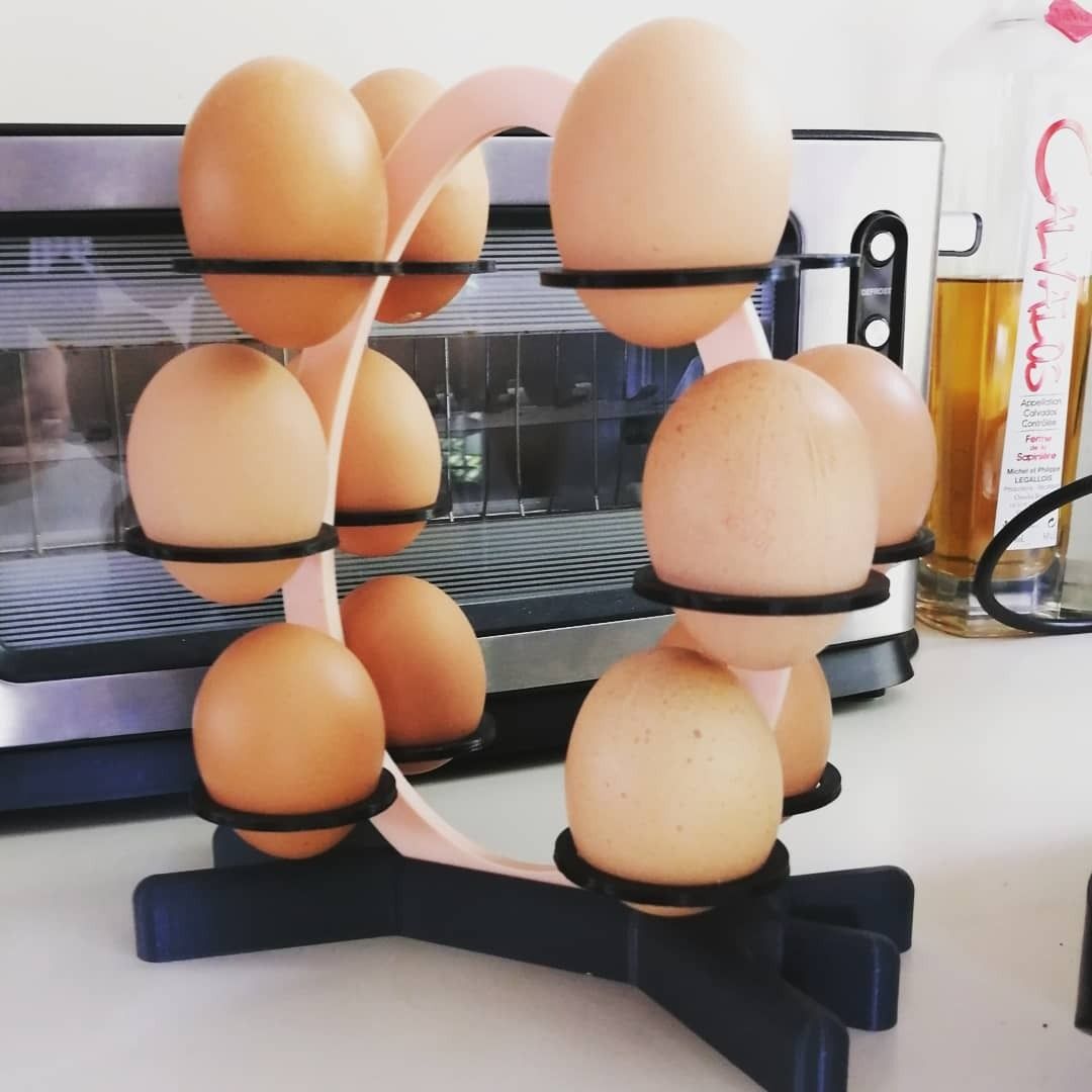 Download STL file Egg Rack - Youtil3d • 3D printing design • Cults