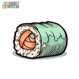 982_cutter.png SUSHI ROLL COOKIE CUTTER MOLD
