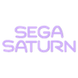 SegaSaturnLettering.stl Sega - Saturn Logo