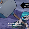 Completo.png Ramona Flowers Scott Pilgrim Large Hammer Ramona Flowers Scott Pilgrim Large Hammer Netflix