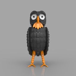 owl.jpg Descargar archivo Modelo de impresión en 3D de la mansión encantada del búho • Modelo para la impresión en 3D, threedmodler