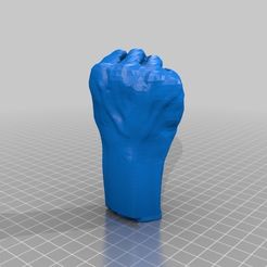 highres_fist.jpg Download free STL file Fist Sculpture • 3D printable template, mattionathan
