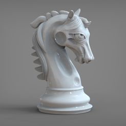 chesshorse.jpg Archivo STL Caballero Pieza de ajedrez・Objeto de impresión 3D para descargar