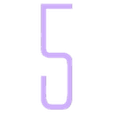 5.stl Letters and Numbers ALIENS | Logo