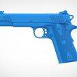 024.jpg Remington 1911 Enhanced pistol from the game Tomb Raider 2013 3D print model3