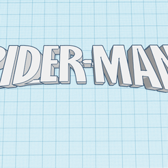 Spider_Man-name.png Spider Man Name Decor Display Ornament