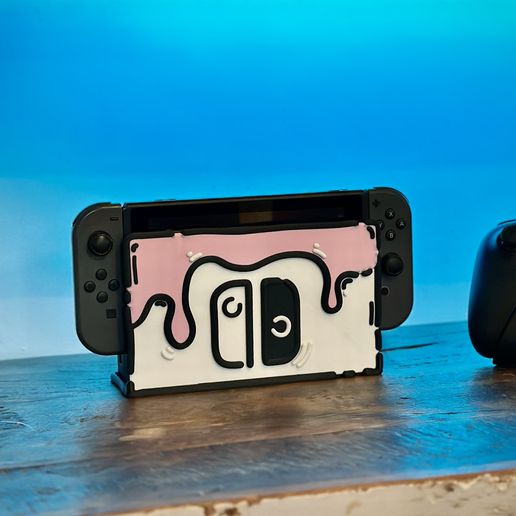 🕹️ Doodle Nintendo Switch Faceplate・ 3D File for 3D