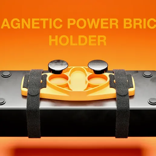 LTT Power Brick Holder Magnetic Bracket  - Power Supply Cable Management Clip