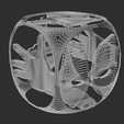DeathpoolD6V3_wire.png DeathPool D6 Dice Modelo para impressão
