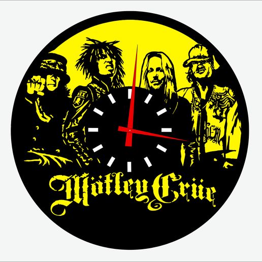 004.jpg Cadran de montre. Panneau décoratif. Mötley Crüe
