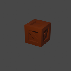 crate.png lowpoly crate