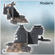 3.jpg Factory ruin with a large tank and brick walls (version with and without debris) (10) - Modern WW2 WW1 World War Diaroma Wargaming RPG Mini Hobby