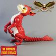 3.jpg FLEXI RED DRAGON | PRINT-IN-PLACE | NO-SUPPORT CUTE ARTICULATE
