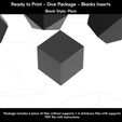 3.jpg Dice Masters – Ready to Print -Blank Inserts -  6 Piece Set – Presupported  STL Files for 3D Printing – Plain Style