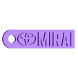 Mirai.stl Toyota Keychains ( A keychain for every model )
