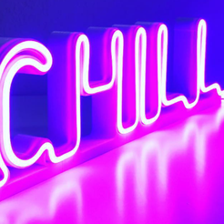 Chill.png Chill Letter for home decor