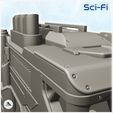 6.jpg Sci-Fi headquarters with command post and tank (15) - Future Sci-Fi SF Infinity Terrain Tabletop Scifi