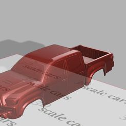 1.jpg Télécharger fichier STL Carrosserie rc tacoma à l'échelle 1/10 • Design pour imprimante 3D, 3dscalecars