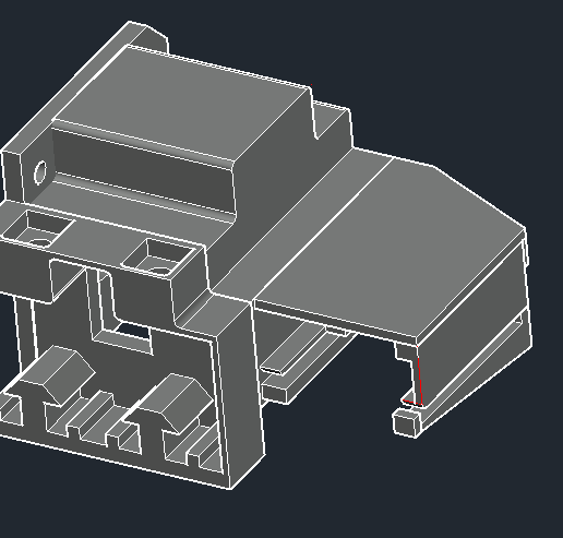 Motor shaft support and - 3D model önizlemesi