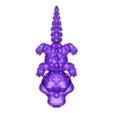 Articulated cute chibi crocodile2.stl 🐊Articulated Cute Chibi Crocodile- Kawai Animal🐊