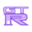 gtr 20cm.STL GT-R Emblem Box-Decorative logo